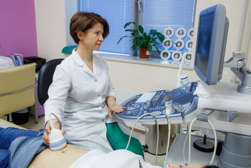 Ultrasound diagnosis of female prostatitis